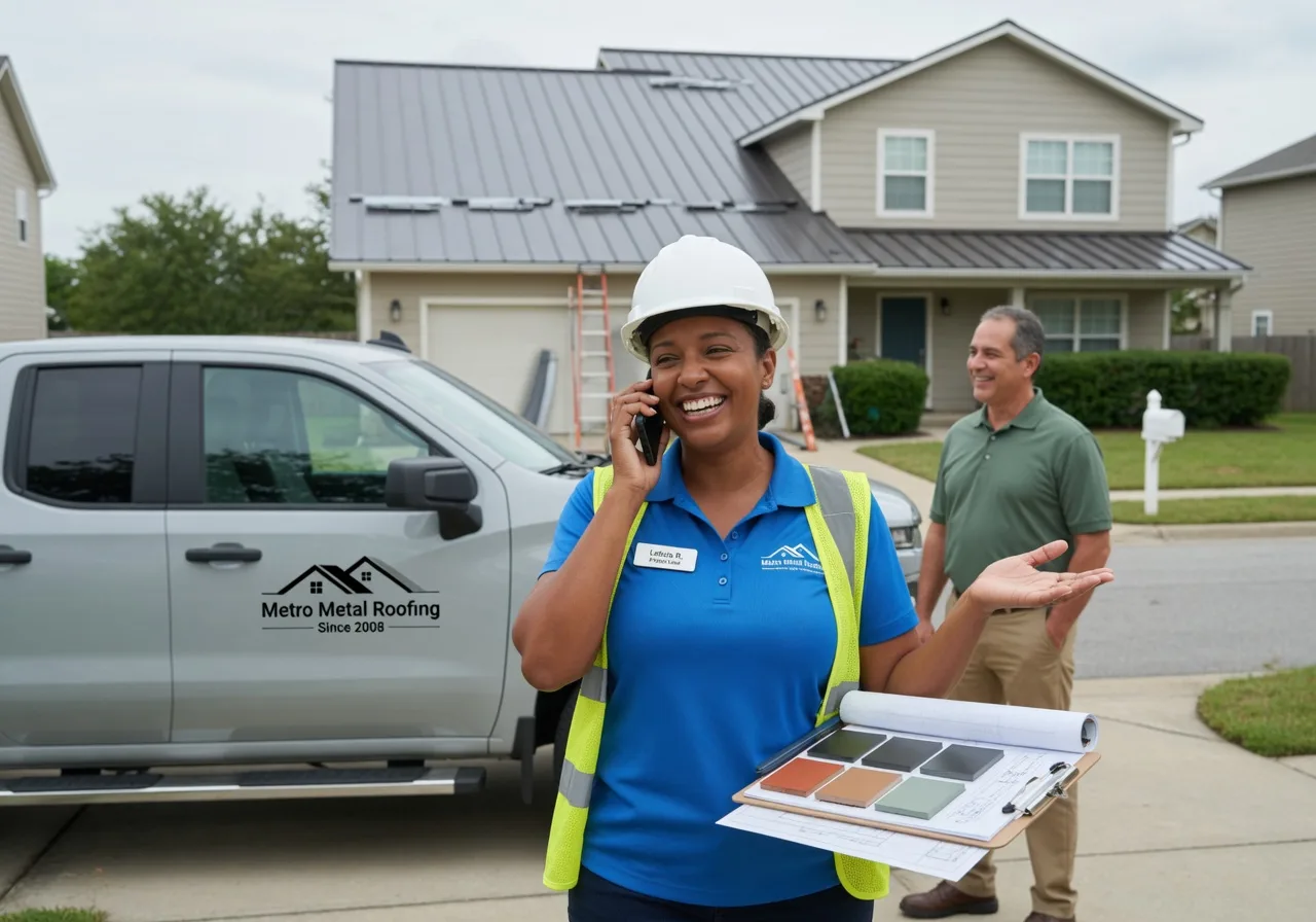Metal Roof Repair in Burneyville, OK